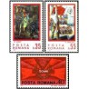 3 عدد تمبر پنجاهمین سالگرد حزب کمونیست رومانی - رومانی 1971