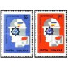 2 عدد تمبر بین اروپایی -  INTEREUROPEANA  - رومانی 1969