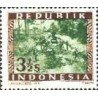1 عدد تمبر سری پستی - 3.5 سن - جمهوری اندونزی 1948