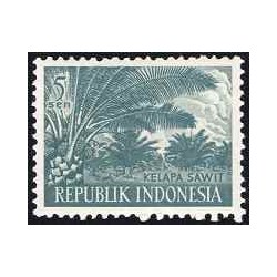 1 عدد  تمبر سری پستی - محصولات کشاورزی - 5Sen - اندونزی 1960