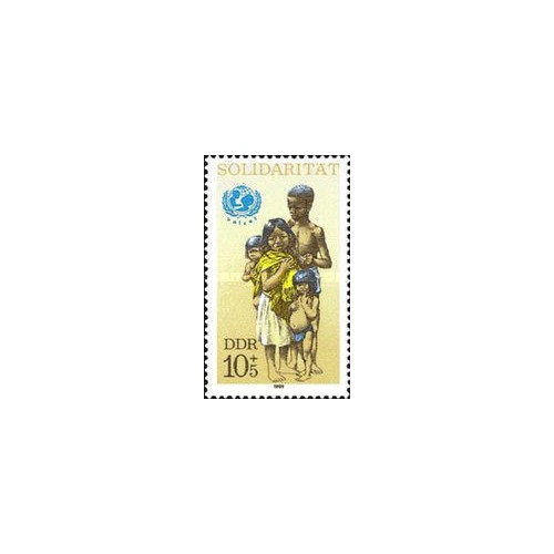 1 عدد  تمبر همبستگی - جمهوری دموکراتیک آلمان 1989