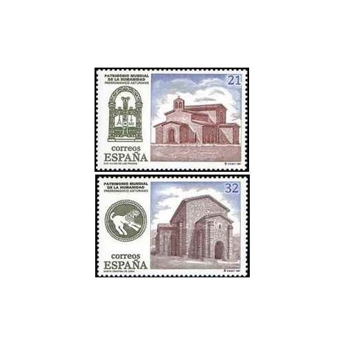 2 عدد تمبر میراث جهانی یونسکو - اسپانیا 1997 2 عدد تمبر میراث جهانی یونسکو - اسپانیا 1997