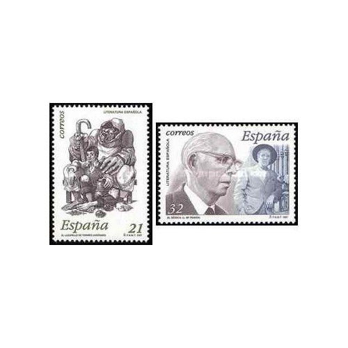 2 عدد تمبر ادبیات - اسپانیا 1997 2 عدد تمبر ادبیات - اسپانیا 1997