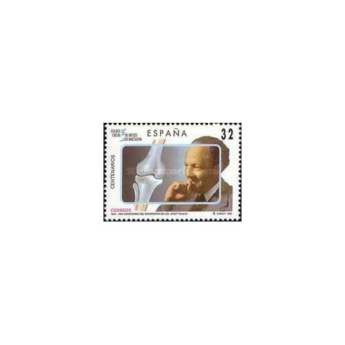 1 عدد تمبر یادبود صدمین سالگرد تولد جوزف تروئتا راسپال - پزشک جراح - اسپانیا 1997 1 عدد تمبر یادبود صدمین سالگرد تولد جوزف تروئتا راسپال - پزشک جراح - اسپانیا 1997