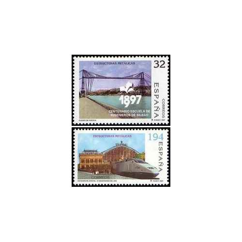 2 عدد تمبر سالگردها - اسپانیا 1997 2 عدد تمبر سالگردها - اسپانیا 1997