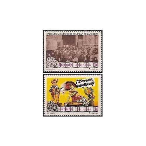 2 عدد تمبر صدمین سالگرد فیلمهای اسپانیایی - اسپانیا 1996 2 عدد تمبر صدمین سالگرد فیلمهای اسپانیایی - اسپانیا 1996