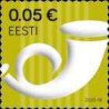 1 عدد  تمبر سری پستی - شیپور پست  - چاپ "2020" - 0.05 یورو - استونی 2020
