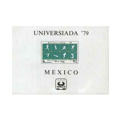 مینی شیت پست هوایی - "یونیورسیاد 79"، دهمین بازی‌های دانشجوئی جهانی، مکزیکو سیتی - مکزیک 1979