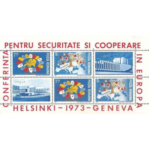 مینی شیت کنفرانس امنیت و همکاری در اروپا - هلسینکی و ژنو - رومانی 1973 مینی شیت کنفرانس امنیت و همکاری در اروپا - هلسینکی و ژنو - رومانی 1973
