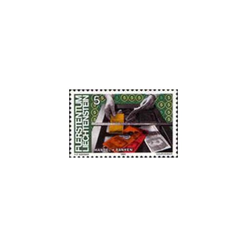 1 عدد تمبر سری پستی - مردم و کار - 5Rp - لیختنشتاین 1984 1 عدد تمبر سری پستی - مردم و کار - 5Rp - لیختنشتاین 1984