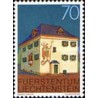 1 عدد تمبر سری پستی - ساختمانها - 70- لیختنشتاین 1978