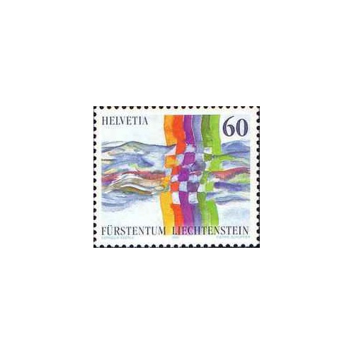 1 عدد تمبر لیختن اشتاین و سوئیس، کشورهای همسایه - لیختنشتاین 1995