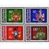 4 عدد تمبر نشانهای ملی - لیختنشتاین 1982