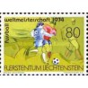 1 عدد تمبر  جام جهانی فوتبال - آلمان غربی - لیختنشتاین 1974