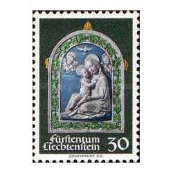 1 عدد تمبر کریستمس - لیختنشتاین 1971