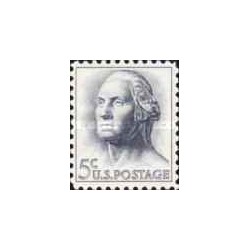1 عدد تمبر سری پستی - جرج واشنگتن - آمریکا 1963