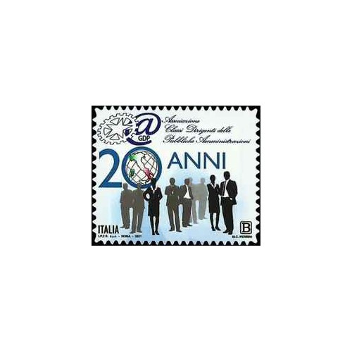 1 عدد تمبربیستمین سالگرد تشکیل انجمن صنوف اجرایی ادارات دولتی- خودچسب - ایتالیا 2021 ارزش روی تمبر 1.1 یورو