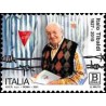 1 عدد تمبرشخصیت ها - ایتالو تیبالدی - بازمانده هولوکاست- خودچسب-  ایتالیا 2021 ارزش روی تمبر 1.1 یورو