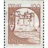 1 عدد تمبر سری پستی قلعه ها - تمبر رولی (Coil) - 100 لیر -  ایتالیا 1988
