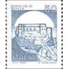 1 عدد تمبر سری پستی قلعه ها - تمبر رولی (Coil) - 50 لیر -  ایتالیا 1985