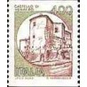 1 عدد تمبر سری پستی قلعه ها - تمبر رولی (Coil) - 400 لیر -  ایتالیا 1983