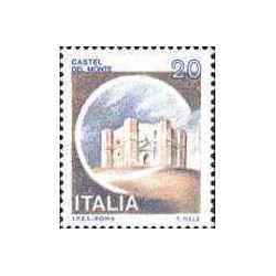 1 عدد تمبر سری پستی قلعه ها  - 20 لیر -  ایتالیا 1980