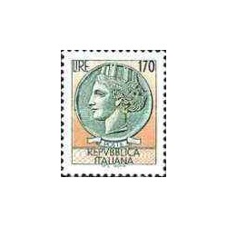 1 عدد تمبر سری پستی  - 170 -  ایتالیا 1977