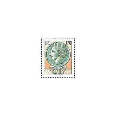 1 عدد تمبر سری پستی  - 170 -  ایتالیا 1977