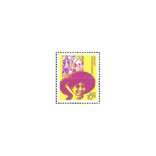 1 عدد  تمبر ویتنام - جمهوری دموکراتیک آلمان 1972