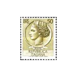 1 عدد تمبر سری پستی - سکه سیراکوسی - 50  -  ایتالیا 1957