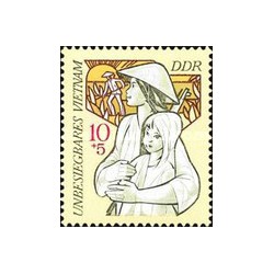 1 عدد  تمبر ویتنام  - جمهوری دموکراتیک آلمان 1971