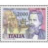 1 عدد  تمبر صدمین سالگرد مرگ پونچیلی - آهنگساز - ایتالیا 1986 قیمت 5.5 دلار