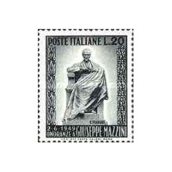 1 عدد تمبر بنای یادبود مازینی - ایتالیا 1949 قیمت 17 دلار