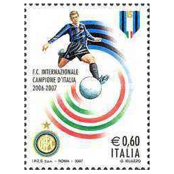 1 عدد تمبر قهرمان ملی فوتبال - اینتر - ایتالیا 2007 ارزش روی تمبرها 0.6 یورو