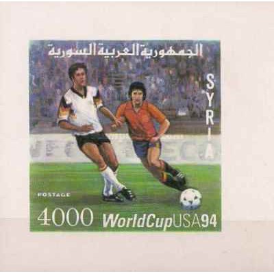 سونیرشیت جام جهانی فوتبال آمریکا - سوریه 1994 قیمت 4.5 دلار
