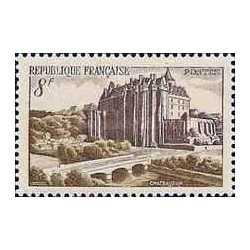 1 عدد تمبر توریسم -  شاتودون - فرانسه 1950
