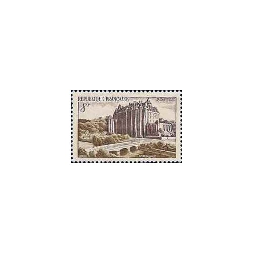 1 عدد تمبر توریسم - شاتودون - فرانسه 1950 1 عدد تمبر توریسم - شاتودون - فرانسه 1950