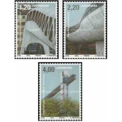 3 عدد تمبر معماری و پویایی - لوگزامبورگ 2012 ارزش روی تمبر 7.4 یورو ارزش کاتالوگ16.3 دلار