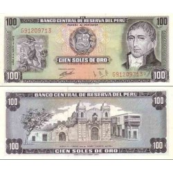اسکناس 100 سولس - پرو 1972