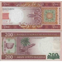 اسکناس 200 اوقیه - موریتانی 2013