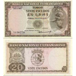 اسکناس 20 اسکودو - تیمور شرقی 1967
