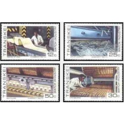 4 عدد تمبر صنعت کبریت - ترنسکی آفریقای جنوبی 1985