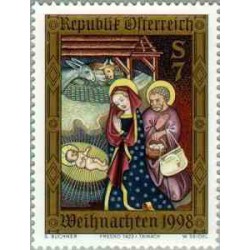 1 عدد تمبر کریستمس - اتریش 1998