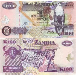 اسکناس 100 کواچا - زامبیا 2006