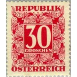 1 عدد تمبر سری پستی مناظر - 3G - اتریش 1945