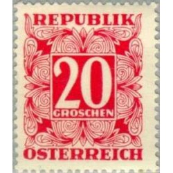 1 عدد تمبر سری پستی مناظر - 3G - اتریش 1945