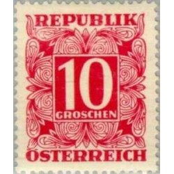 1 عدد تمبر سری پستی مناظر - 3G - اتریش 1945