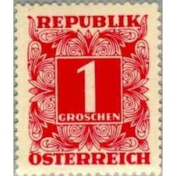 1 عدد تمبر سری پستی مناظر - 3G - اتریش 1945
