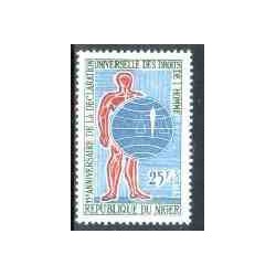 1 عدد تمبر حقوق بشر - نیجر 1963