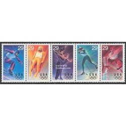 5 عدد تمبر المپیک زمستانی - آمریکا 1994 - B